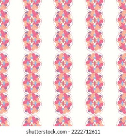 Nuevo patrón abstracto sin fisuras con adorno floral e ilustración de alta calidad. finalmente, es un diseño caro