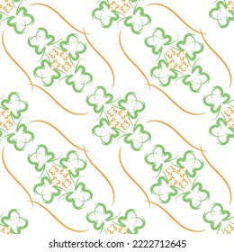 Nuevo patrón abstracto sin fisuras con adorno floral e ilustración de alta calidad. finalmente, es un diseño caro