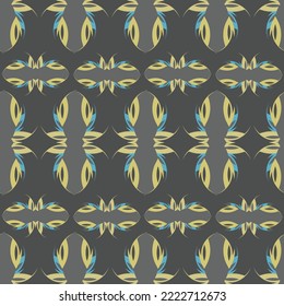 Nuevo patrón abstracto sin fisuras con adorno floral e ilustración de alta calidad. finalmente, es un diseño caro