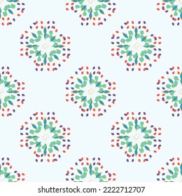 Nuevo patrón abstracto sin fisuras con adorno floral e ilustración de alta calidad. finalmente, es un diseño caro