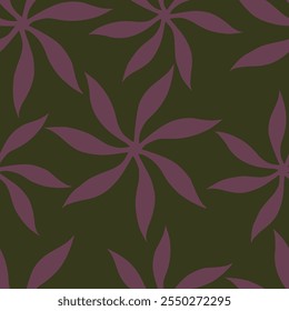 Novo padrão floral uniforme, flores digitais, impressão de flores