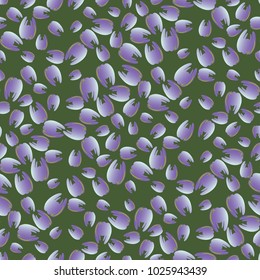 New seamless pattern with colored tooth.