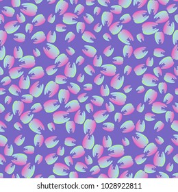 New seamless pattern with colored tooth.