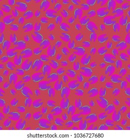 New seamless pattern with colored tooth.