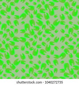 New seamless pattern with colored tooth.