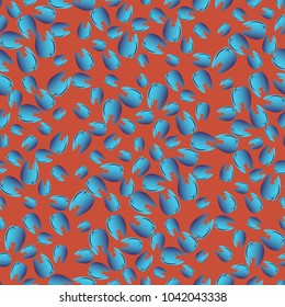 New seamless pattern with colored tooth.