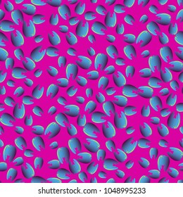 New seamless pattern with colored tooth.