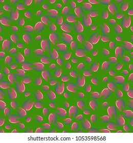 New seamless pattern with colored tooth.