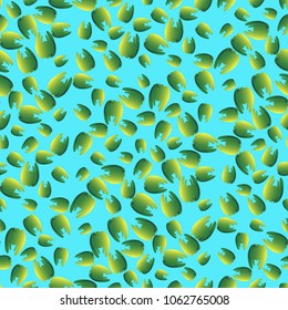 New seamless pattern with colored tooth.