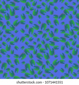 New seamless pattern with colored tooth.