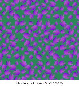 New seamless pattern with colored tooth.