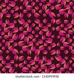 New seamless pattern with colored tooth.