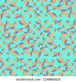 New seamless pattern with colored tooth.