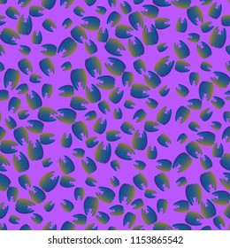 New seamless pattern with colored tooth.