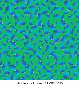 New seamless pattern with colored tooth.