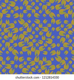 New seamless pattern with colored tooth.