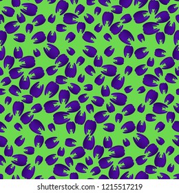 New seamless pattern with colored tooth.