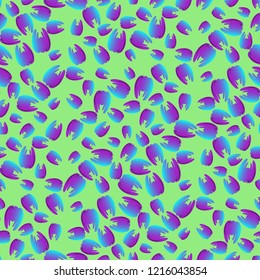 New seamless pattern with colored tooth.