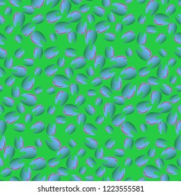 New seamless pattern with colored tooth.