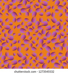 New seamless pattern with colored tooth.