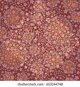 New seamless pattern with small random star.