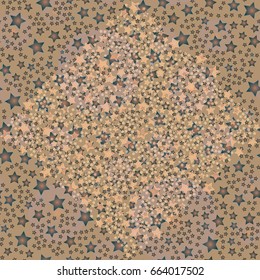 New seamless pattern with small random star.