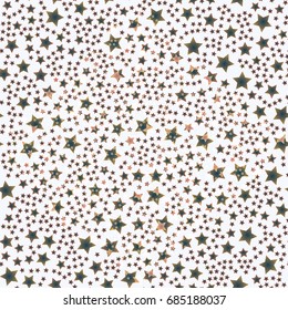 New seamless pattern with small random star.