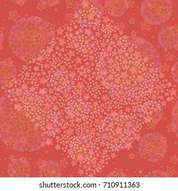 New seamless pattern with small random star.