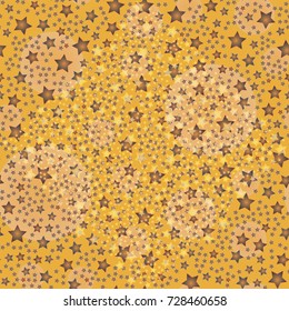 New seamless pattern with small random star.