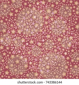 New seamless pattern with small random star.