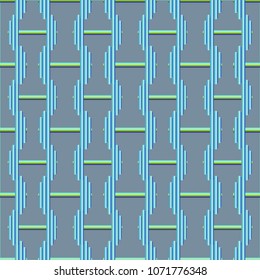 New seamless pattern with sport dumbbells or barbells for original colorfull backdrop.