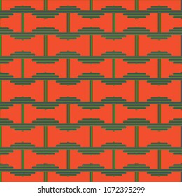 New seamless pattern with sport dumbbells or barbells for original colorfull backdrop.