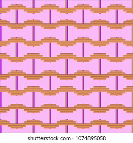 New seamless pattern with sport dumbbells or barbells for original colorfull backdrop.