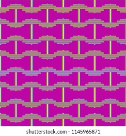 New seamless pattern with sport dumbbells or barbells for original colorfull backdrop.