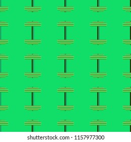 New seamless pattern with sport dumbbells or barbells for original colorfull backdrop.
