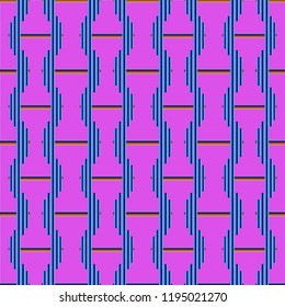 New seamless pattern with sport dumbbells or barbells for original colorfull backdrop.