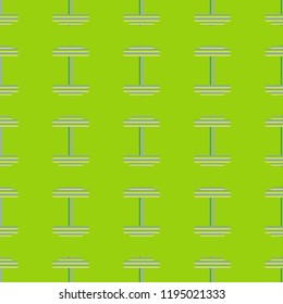 New seamless pattern with sport dumbbells or barbells for original colorfull backdrop.