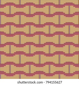 New seamless pattern with sport dumbbells or barbells for original colorfull backdrop.
