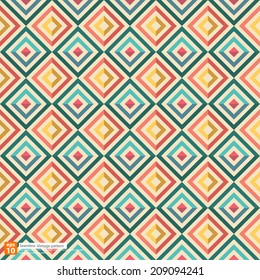 New seamless Vintage colorful pattern vector design