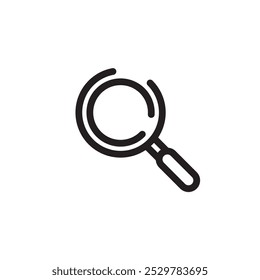 Vetor do novo ícone de pesquisa para Web e aplicativos. Ícone de lente de aumento.