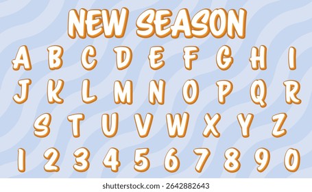 new season editable text effect with modern and simple style