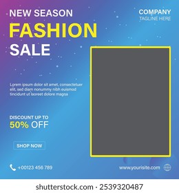 New Season Fashion Sale Template