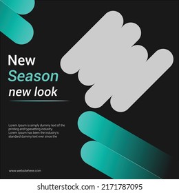 New Season fashion sell Banner-Social Media post design 