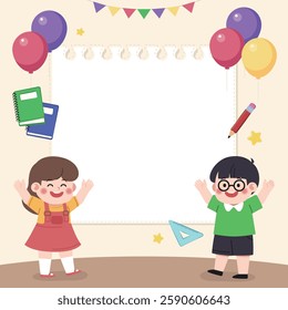 New Semester, Kids note, memopad, Planer