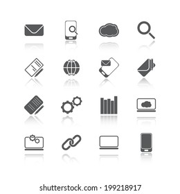 new set of business and communication web icons