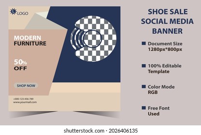 New set of editable minimal banner templates. Suitable for social media posts and web or internet ads
