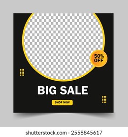 New set of editable minimal banner templates