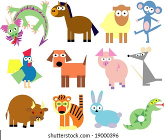 new set of geo animals 17