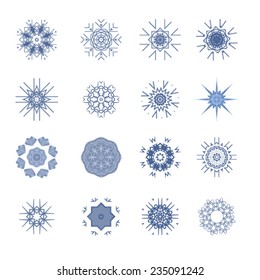new set of snowflakes
