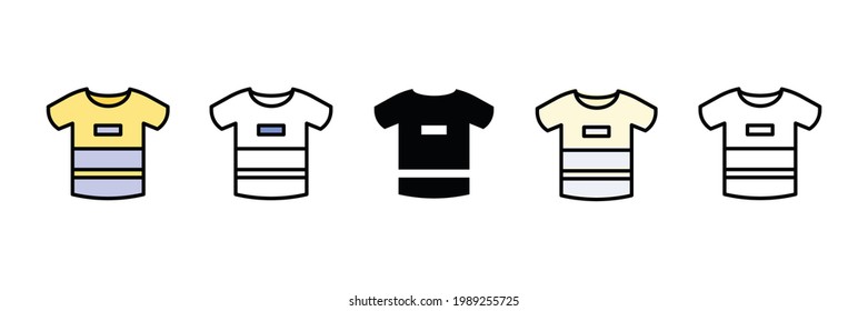 new shirt vector type icon